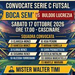 Boca Sem, le convocate del week end